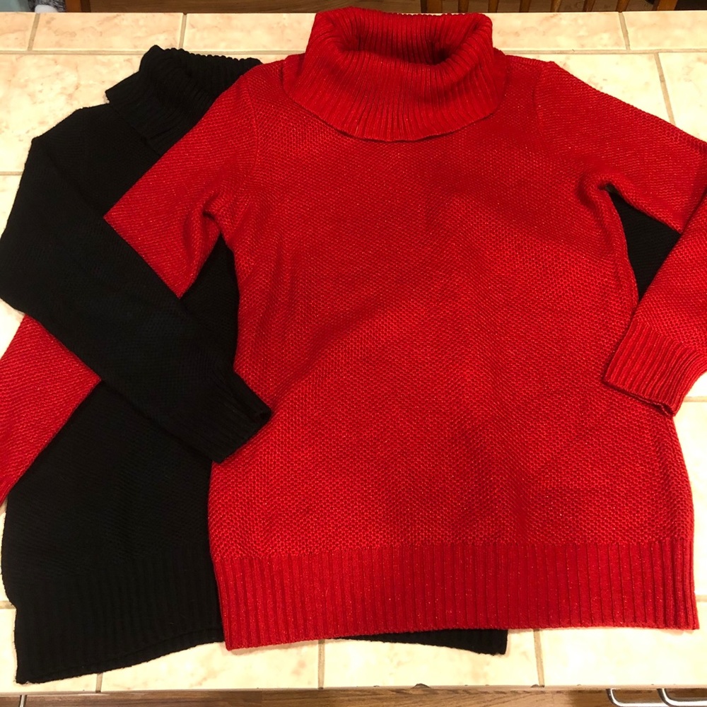 Black and red Apt 9 Sweaters